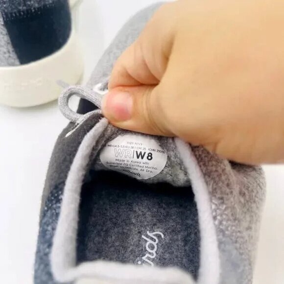 Allbirds Sneakers Men\'s 8 Gray Wool Runner Colorblock Patchwork NWOT $120 main image 4